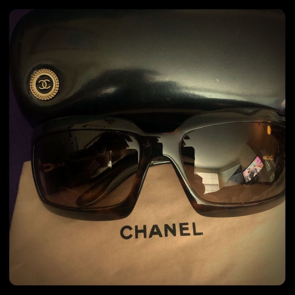 Chanel Tortoise Sunglasses